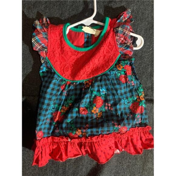Matilda Jane Boughs of Holly Tunic Girls size 2 Choose your own path NEW - Picture 2 of 3